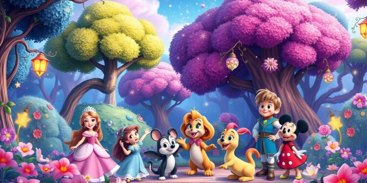 disney postacie