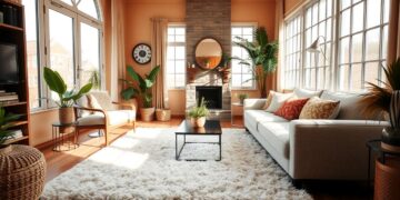 miękki dywan do salonu