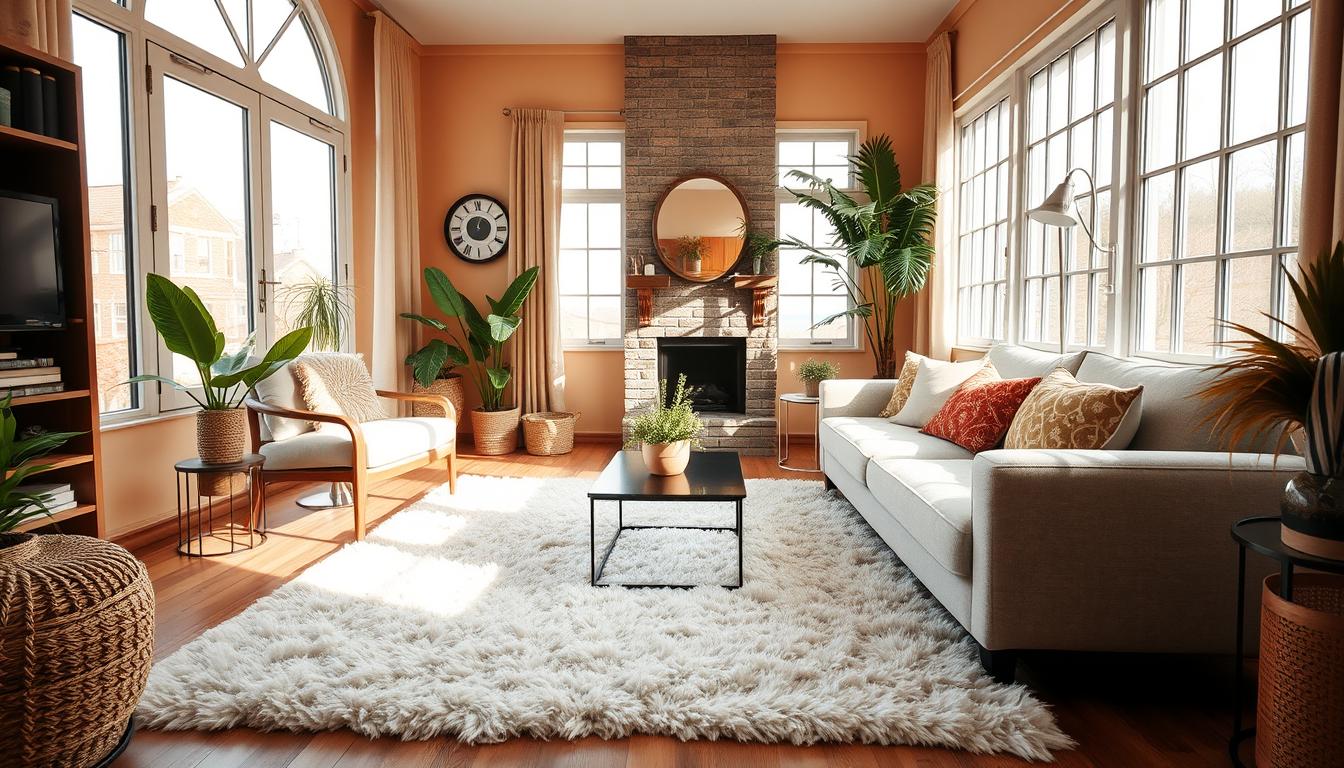 miękki dywan do salonu